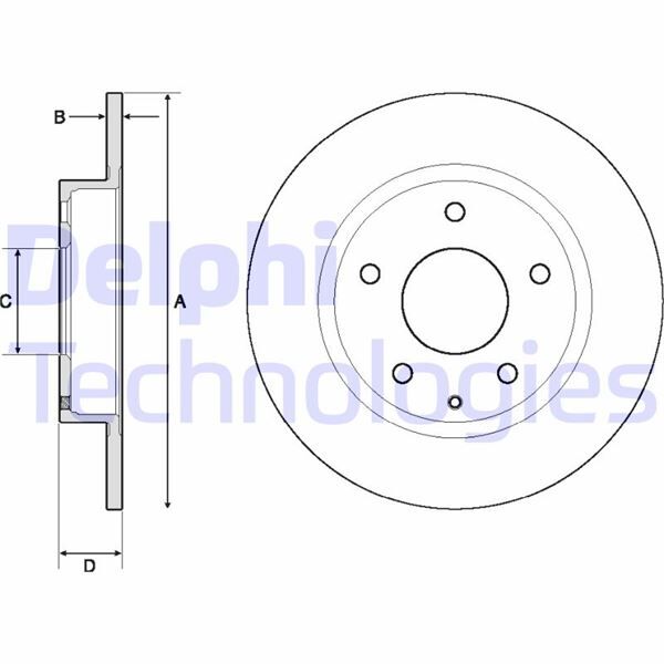 ARKA FREN DİSKİ DOLU TİP MAZDA 3 1.5L P5 SKYACTIV BM BN Kasa 14-19 265 çap x 5 bijon - Takım d isk fiyatıdır | OEM:BJS726251B-B45G26251A-B45G26251B