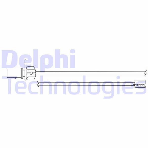 FREN İKAZ KABLOSU ÖN PORSCHEMACAN | OEM:95B907253A