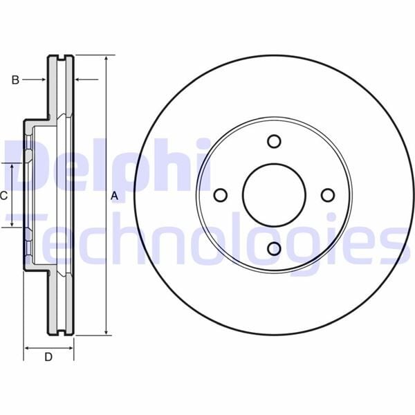 ÖN FREN DİSKİ HAVA KANALLI NISSAN MICRA 1.2L HR12DE K13 11-15 / NOTE 1.2L 1.5L HR12DE K9K E12 13-16 260 ÇAP X 4 BİJON - Takım disk fiyatıdır | OEM:402061HA0A