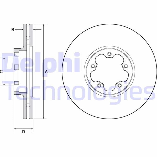ON FREN DISKI AYNASI TRANSIT V363 14> ARKA CIFT TEKER 5 BIJON CAP 308 33 | OEM:KK311125AB-KK311125AA-BK311125AC