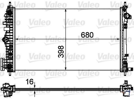 RADYATÖR Insignia 2.0 >01/09 | OEM:1300294-13241729