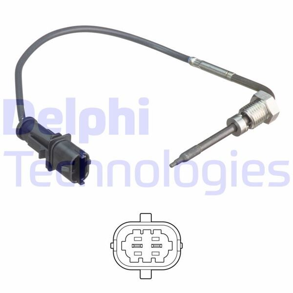 EGZOZ GAZI SICAKLIK SENSÖRÜ FIAT 500L 13> 1.6D MTJ | OEM:55252502
