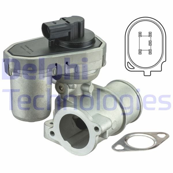 EGR Valfi FORD-MONDEO III 01>06 2.2 TDCI JAGUAR-X-TYPE I X400 X 01>09 | OEM:6S7Q9D475AG-1366049-1477144