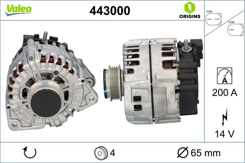 ALTERNATÖR DAIMLER | OEM:A0009061107-9061107