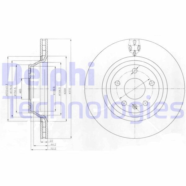 FREN DİSKİ ÇİFTLİ PAKET . DELİKLİ ARKA AUDI TT 09/2006 > 10/2014 | OEM:8J0615601A