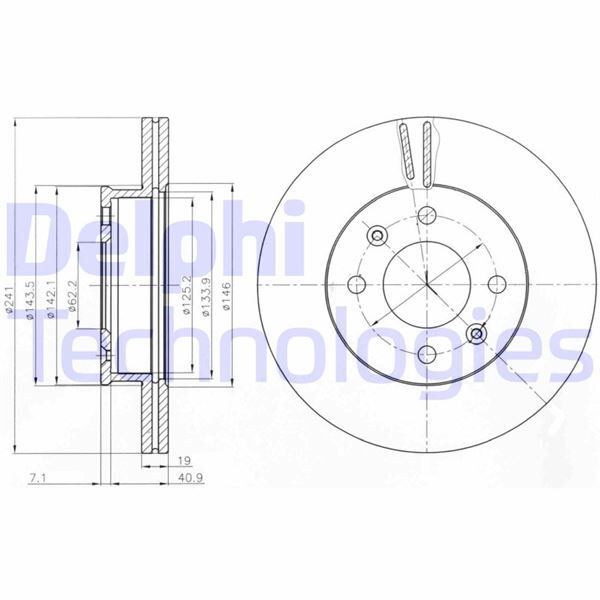 FREN DİSKİ ÇİFTLİ PAKET . DELİKLİ ÖN HYUNDAI GETZ 06/2002 > | OEM:517121C000-517121C000