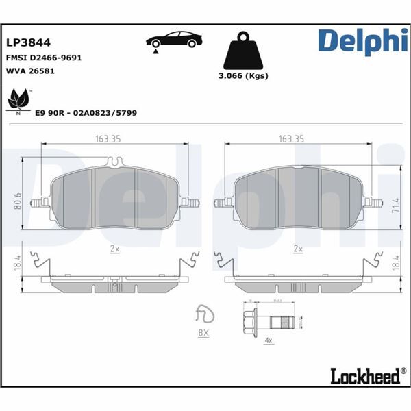 FREN BALATASI MERCEDES-BENZ C-SERIES-GLC-SERIES 03/2021> | OEM:0004200204-0004203303