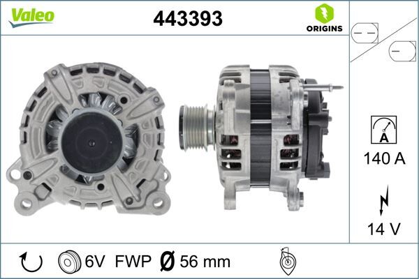 ALTERNATÖR VW GROUP | OEM:F000BL08J5-F000BL08J6-04B903024