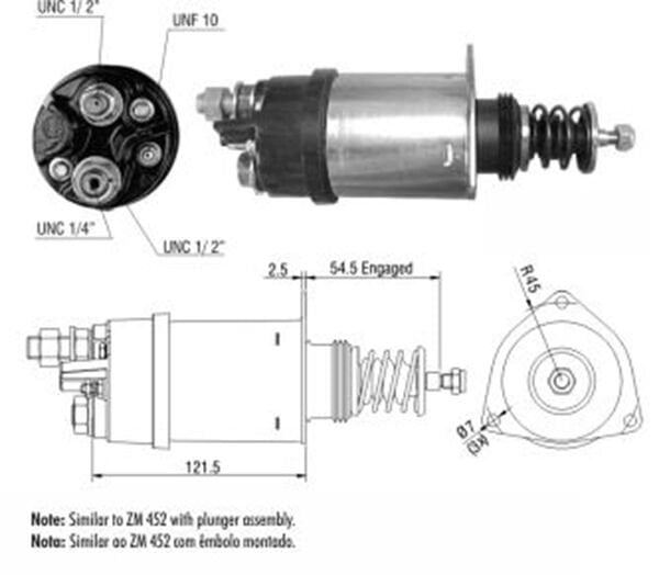12V 37MT CASE-MASSEY FERGUSON-NEW HOLLAND PISTONLU