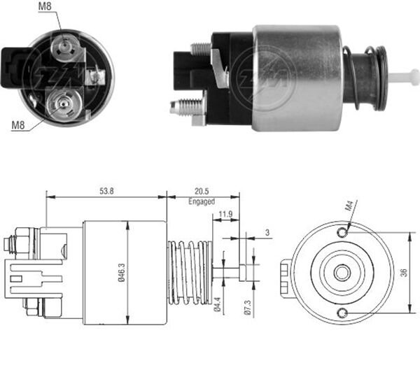 12V HYUNDAI ELENTRA 1.8L-2.0L