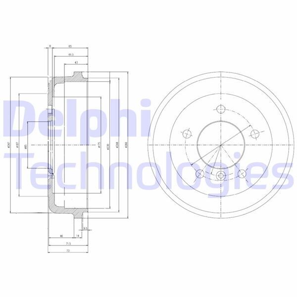 FREN KAMPANASI ARKA MERCEDES 207. 208. 209. 210. 409. 410 77>