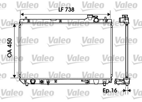 RADYATÖR TOYOTA RAV4 LEXUS | OEM:1640028230-16400-28230
