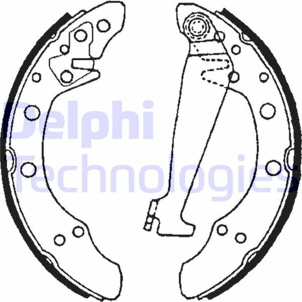 ARKA FREN PABUCU AUDI 80. 90. A2. CORDOBA. IBİZA. TOLEDO / SKODA FABİA. FAVORİT. | OEM:007440071A