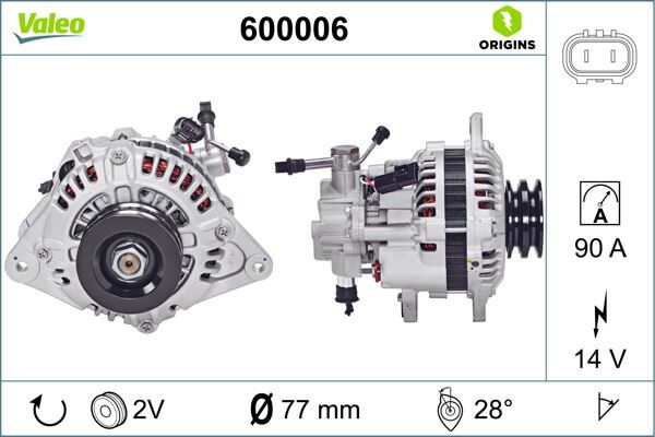 ALTERNATÖR HYUNDAI GALLOPER | OEM:37300-42870ES-600006ALT