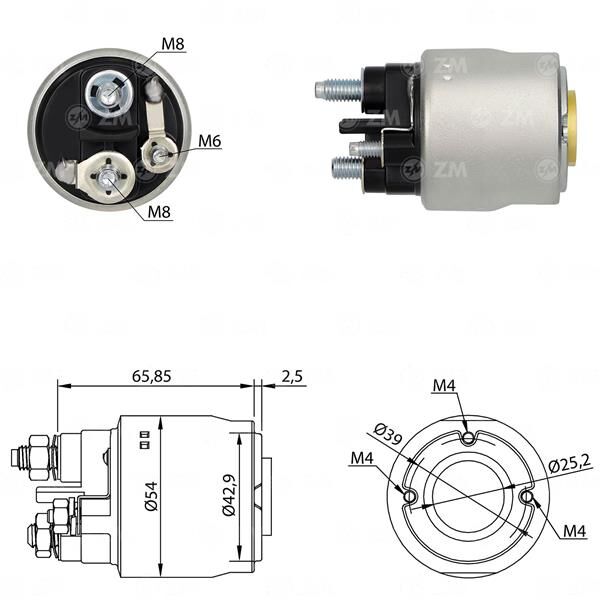 12V 2/3 DELIK M6 SAG YUKSEK KAPAK FORD FIESTA-TRANSIT CUSTOM