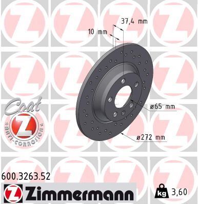 FREN DİSK DELİKLİ | OEM:2Q0615601G