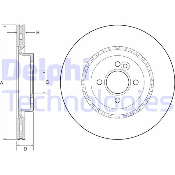 FREN DİSKİ ÇİFTLİ PAKET - BOYALI. DELİKLİ ÖN MINI JOHN COOPER WORKS 07/2008 > | OEM:34116855781