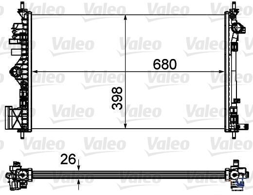 RADYATÖR OPEL Insignia 2.8 01/09 | OEM:1300289-1300317-13241723