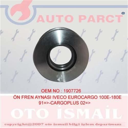 ÖN FREN AYNASI IVECO EUROCARGO 100E-180E 91>CARGOPLUS 02> 322x30x8DLxHAVALI | OEM:1907726-1907526-1907527-1907530