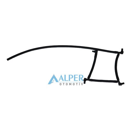 ENJEKTÖR GERİ DÖNÜŞ HORTUMU UZUN P107-P206-P307-C1-C2-C3- P1007-FIESTA-FUSION 1.4 HDI-TDCİ DV4 | OEM:1574.Q1-2S6Q9K022AD-2S6Q9K022AC