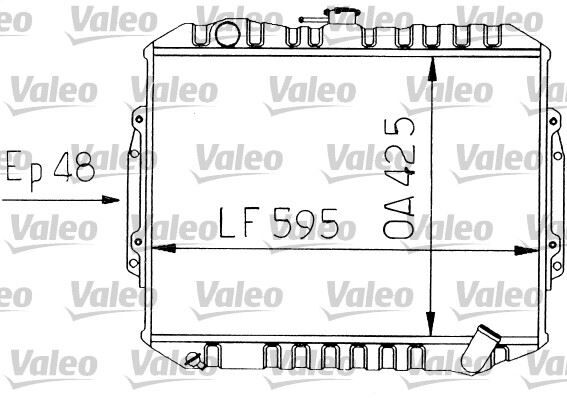 RADYATÖR MITSUBISHI PAJERO I | OEM:MB356155-MB356156