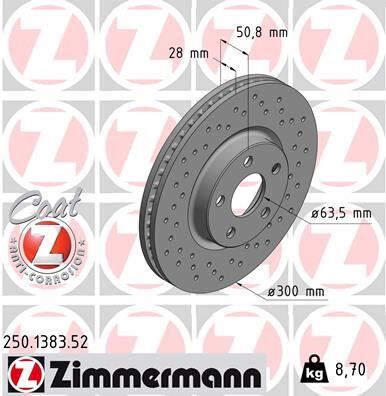 ÖN FREN DİSKİ BOYALI. DELİKLİ FORD GALAXY. S-MAX 01/2015 > | OEM:1877785-E1GC-1125-AB