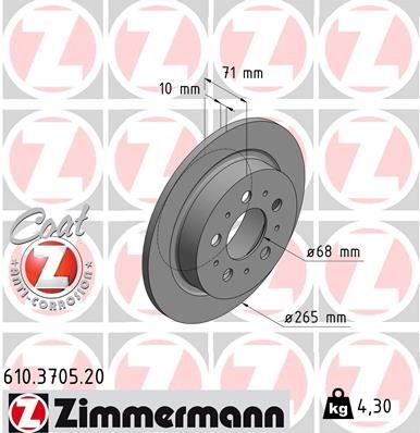ARKA FREN DİSKİ VOLVO 960. S90. V90 90 >00 | OEM:2718955