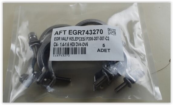 EGR VALF KELEPÇESİ P206-207-307-C2-C3-C4 1.4-1.6 HDI DV4-DV6 | OEM:1628.3J
