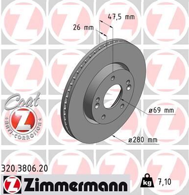 ÖN FREN DİSKİ HAVA KANALLI HYUNDAI İ30 1.4L 1.6L G4FA G4FC 1.6L D4FB CRDİ 08-11 / İX20 1.4L 1.6L 1 1-> / TUCSON 2.0L D4EA 05-10 / KIA CERATO 1.6L G4FC 10-14 / CEED 1.4L 1.6L G4FA G4FC 07-11 1.6L D4FB | OEM:517121H000-517121H100-517122C000
