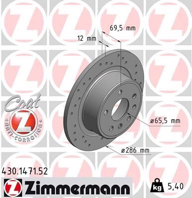 ARKA FREN AYNASI OMEGA B 2.0 24V 2.2 2.5TD 3.0 V6 94/7.03 286mm 285.8x12x5DLxHAVALI DELİKLİ 986478609-DF2714 | OEM:569121-569208