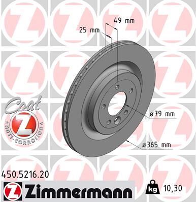 FREN DISKI ARKA LAND ROVER RANGE ROVER L405 L494 | OEM:LR189047