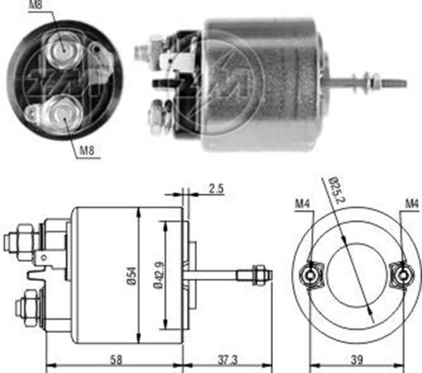 12V RENAULT 9-19-21-PEUGEOT J9 SVA-0595 | OEM:SVA-0595
