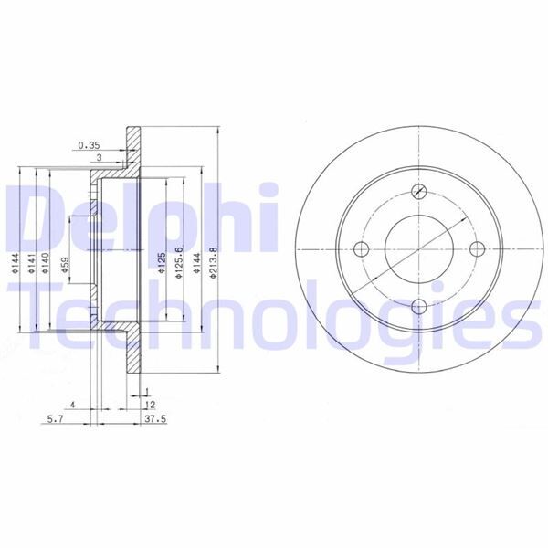 FREN DİSKİ ÇİFTLİ PAKET . DELİKSİZ ÖN NISSAN MICRA 12/1982 > 11/1988 | OEM:4020601B00-4020601B01
