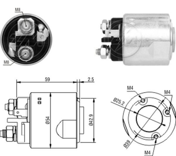 12V HYUNDAI HR-KIA MOTORS BONGO K2500