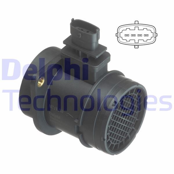 HAVA KÜTLE ÖLÇER DEBİMETRE DOBLO 1.3JTD-BRAVO 1.9D MTJ-STILO 1.9 MTJ-FORD KA 1.3 TDCI | OEM:51782034-55206757-1542478