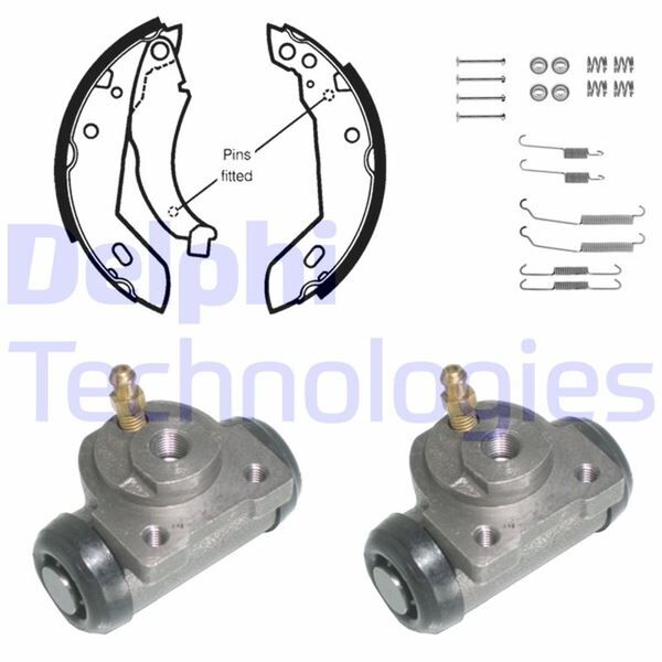 FREN PABUÇ KİTİ ARKA PEUGEOT 205. 309 08/89>