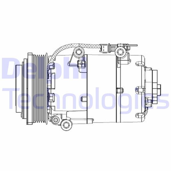 KLİMA KOMPRESÖRÜ FORD FOCUS C-MAX / CONNECT 1.8TDCİ 05>10 | OEM:1870517-4M5H19D629AF