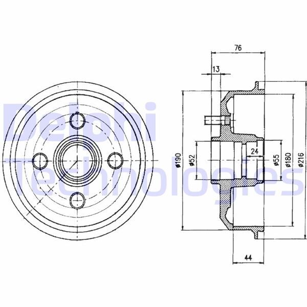 FREN KAMPANASI ARKA FORD COURİER. ESCORT. FİESTA. FİESTA VAN. KA. ORİON. PUMA / MAZDA 121 04/89>
