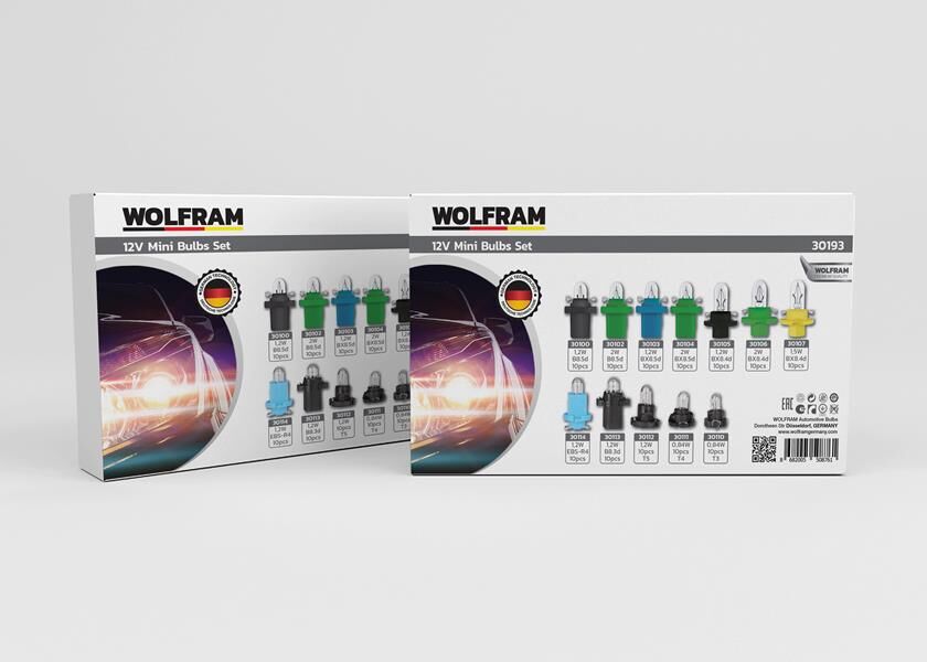 AMPUL 12V DUYLU AMPUL SETİ 120 ADET