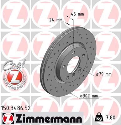 FREN DİSKİ ÖN MINI COUNTRYMAN 2010 >MINI PACEMAN 2012 > DELİKLİ 986479726-DF6119S | OEM:34119804829-34119811538
