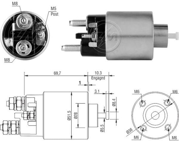 12V CITROEN BERLINGO-C1-2-3-4-5-DS3-4-JUMPY-NEMO-XSARA-FIAT SCUDO-PEUGEOT-TOYOTA | OEM:M0T22472-M0T22471-M0T93581-M0T93582