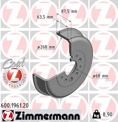 FREN KAMPANASI 268.2 / 88.1 MM 986477046-DB4189 | OEM:701609617