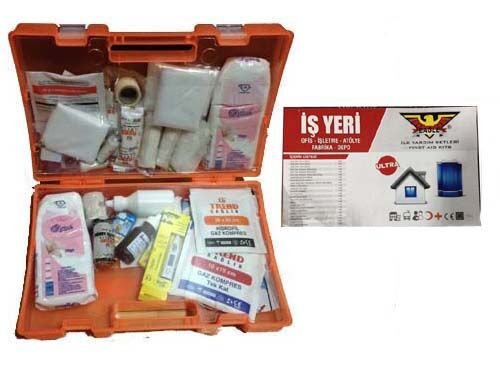 PLS. İŞYERİ İLKYARDIM SETİ ULTRA LUX DUVAR APARATLI - İŞ GÜVENLİĞİNE UYGUN HIRDAVAT | OEM:GZD111113