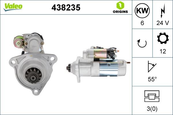 MARŞ MOTORU FS60 VOLVO | OEM:20430564-3095060-3964839