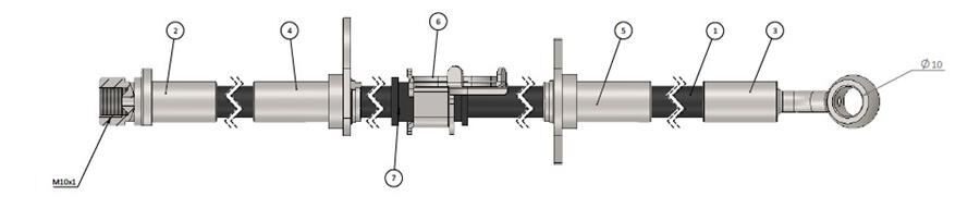 FREN HORTUMU ön CIVIC IV-V-CRX II-III 87-98 | OEM:46411SH0A01-46411SH3033-46411SH3034