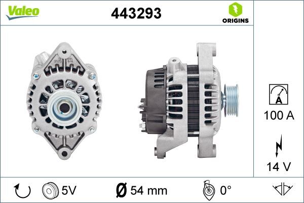 ALTERNATÖR ŞARJ DİNAMOSU 14V 100AMP ASTRA G-CORSA C-MERIVA A-TIGRA 1.4-1.6 BOSCH TN:ZP | OEM:93177834-93180414-13147093