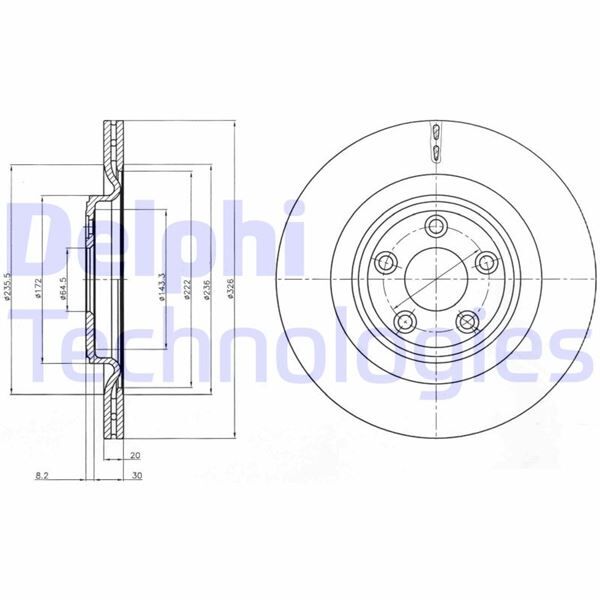 FREN DİSKİ ÇİFTLİ PAKET - BOYALI. DELİKLİ ARKA JAGUAR S TYPE. XF. XJ. XK. XKR 1999 > | OEM:C2C25339-C2D26352