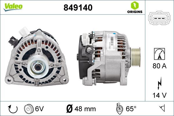 ALTERNATÖR Focus 1064384-98AB10300DA-98AB10300DB-98AB10300DD-98AB10300DC-1215770-1070804-1136328-1144181-98AB10300DH | OEM:1097304-1126052-1031496-1301496