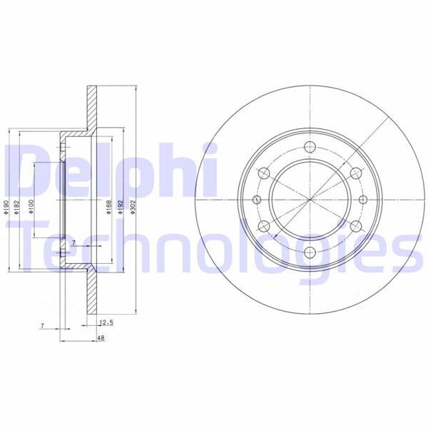 FREN DİSKİ ÇİFTLİ PAKET . DELİKSİZ ÖN TOYOTA HI-LUX. LANDCRUISER 09/1981 > 09/1993 | OEM:4351235040-4351235060-4351235070