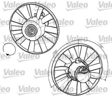 FAN MOTORU VW GOLF III | OEM:1H0959455AH